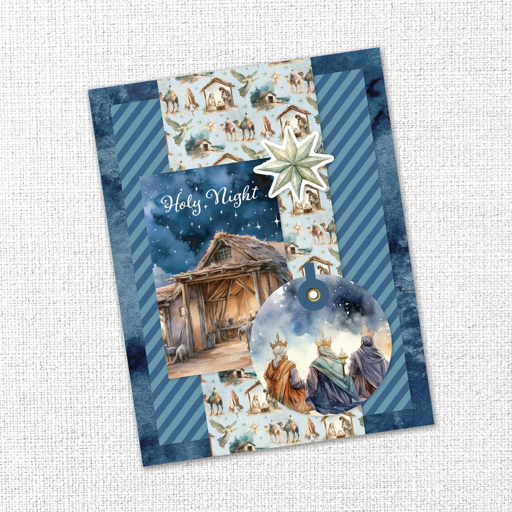 Paper Rose Joy To The World 12x12 Paper Pack 35503 holy night