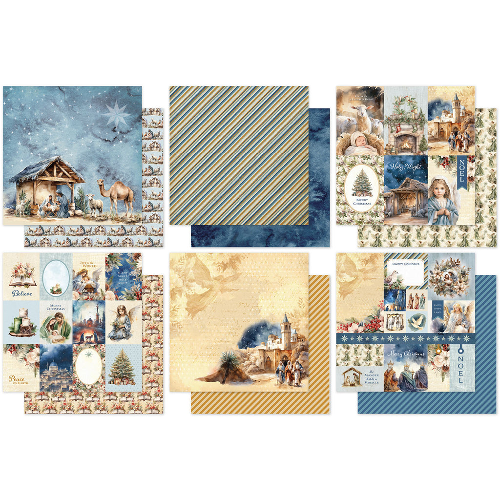 Paper Rose Joy To The World 12x12 Paper Pack 35503 sheets