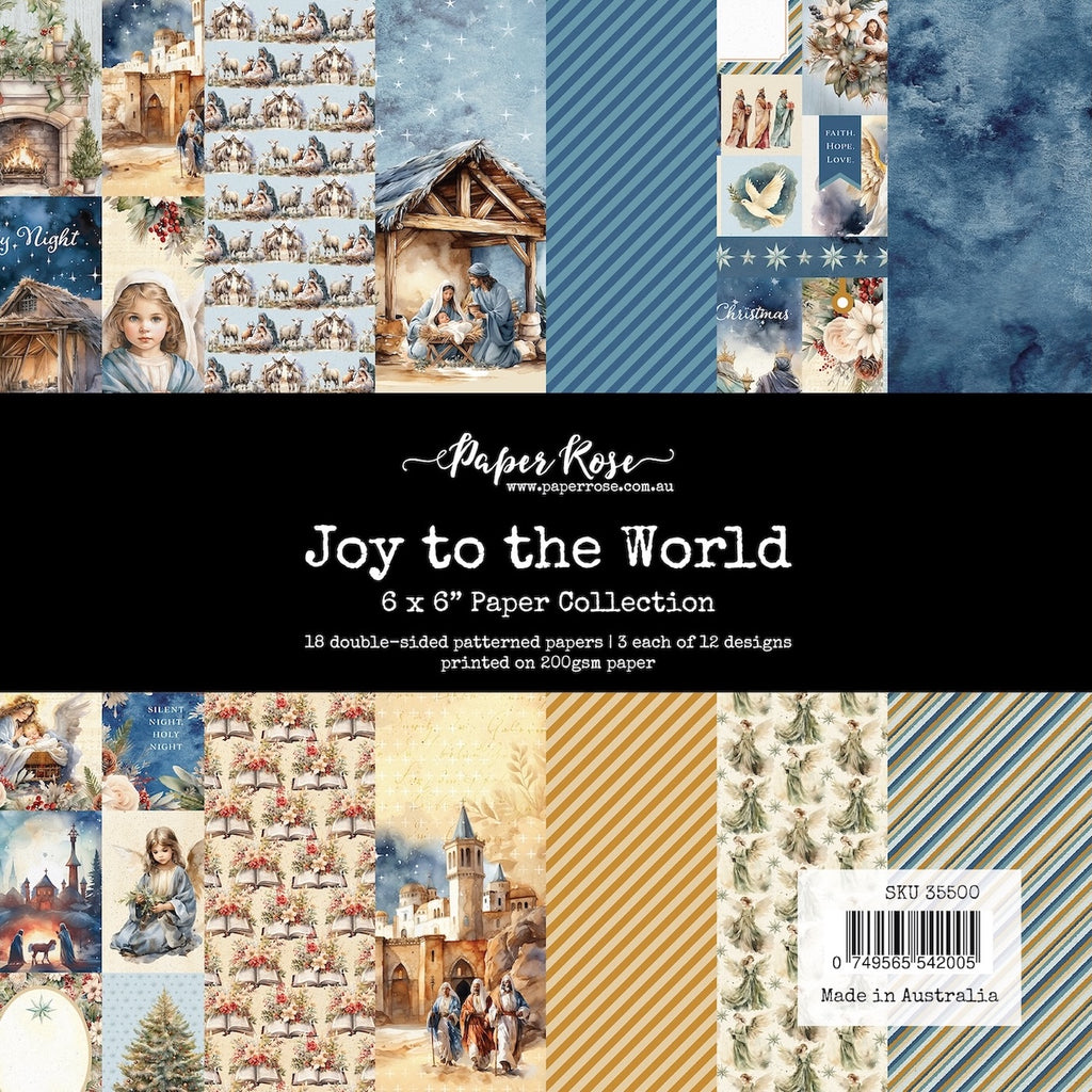 Paper Rose Joy To The World 6x6 Paper Pack 35500