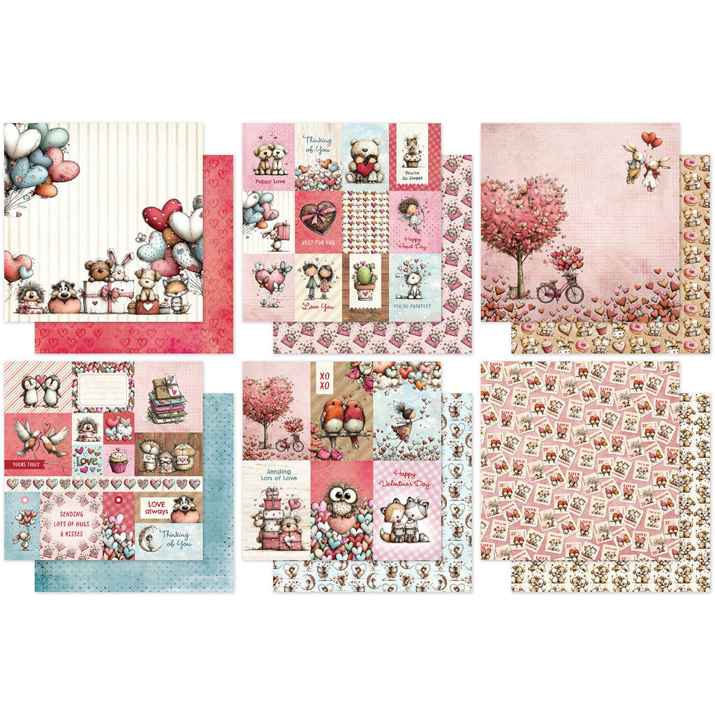 Paper Rose Love and Daydreams Basics 6x6 Paper 35977 sheets