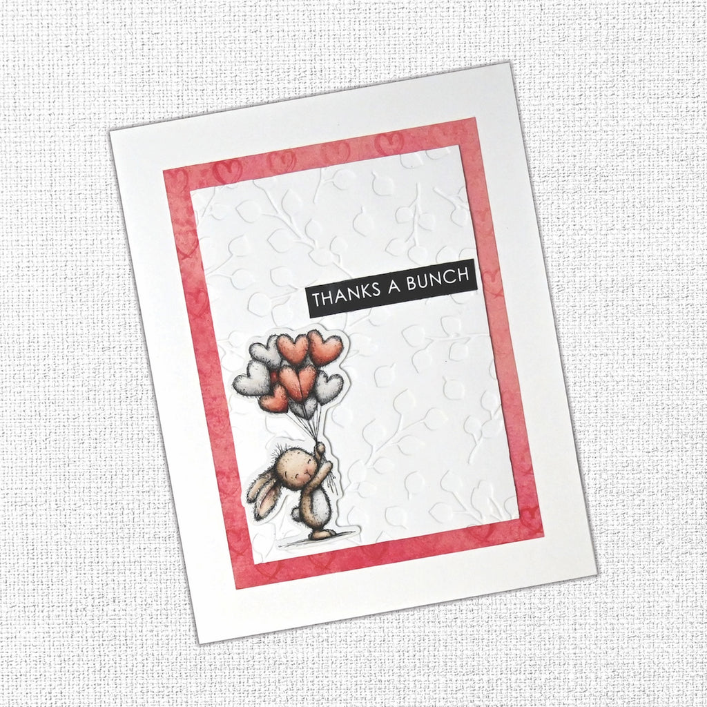 Paper Rose Love and Daydreams Embossed Die Cuts 35968 bunny balloons
