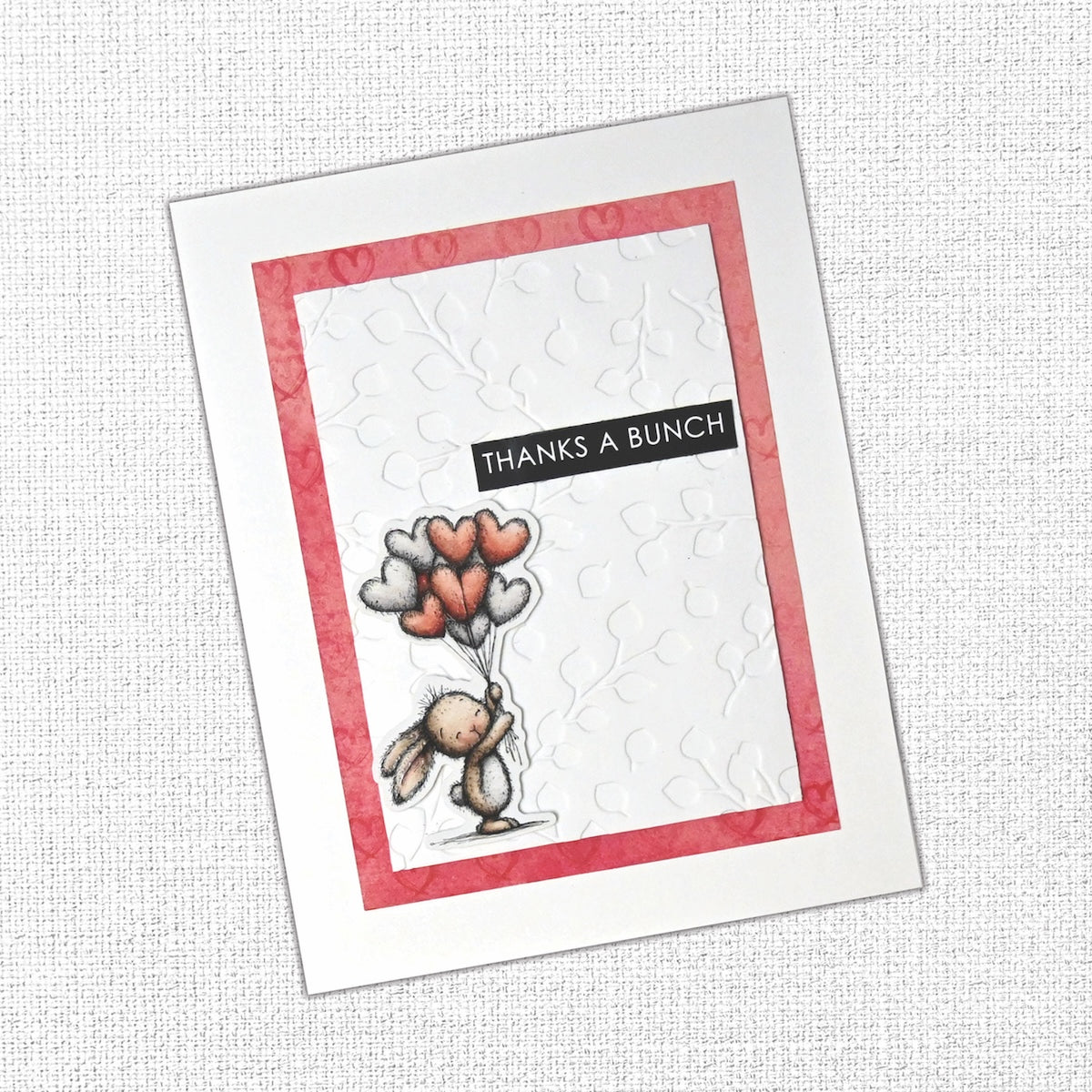 Paper Rose Love and Daydreams Embossed Die Cuts 35968 bunny balloons
