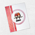 Paper Rose Love and Daydreams Embossed Die Cuts 35968 love birds