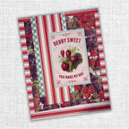 Paper Rose Meadowbrook Farm Patterns 12x12 Paper 35088 berry