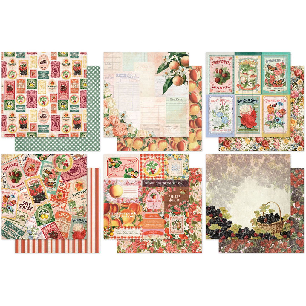 Paper Rose Meadowbrook Farms Basics 6x6 Paper 35040 sheets