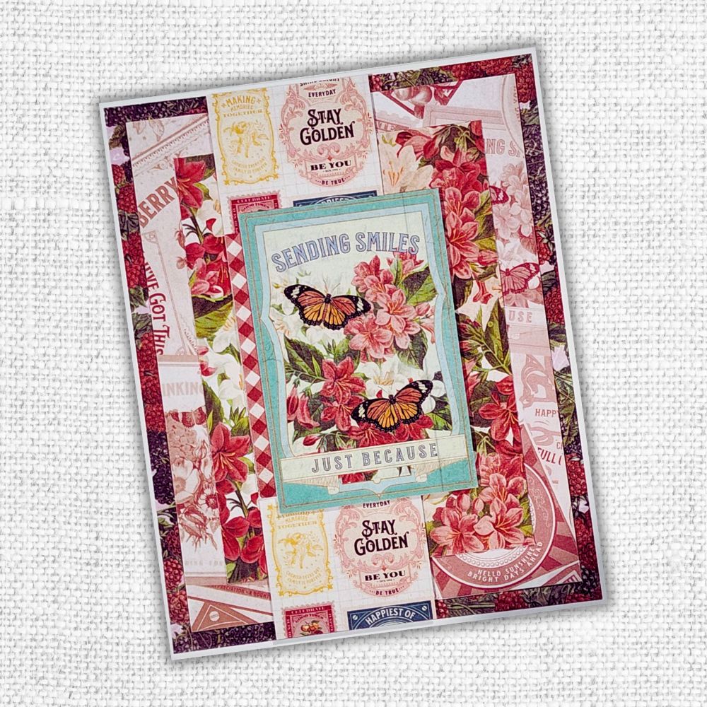 Paper Rose Meadowbrook Farms Basics 6x6 Paper 35040 smiles