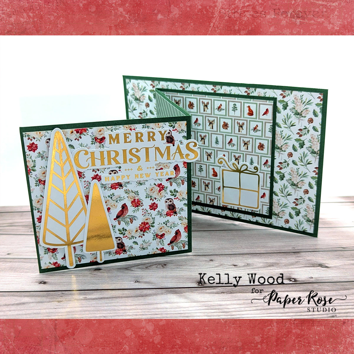 Paper Rose Merry Little Christmas Basics 6x6 Paper 30504 christmas