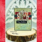 Paper Rose Merry and Bright 12x12 Paper 35644 santa