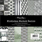 Paper Rose Mistletoe Market Basics 6x6 Paper 37042