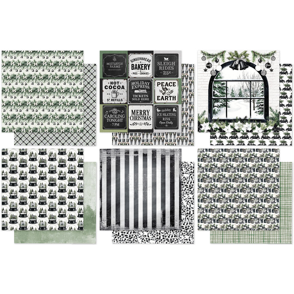 Paper Rose Mistletoe Market Basics 6x6 Paper 37042 sheets