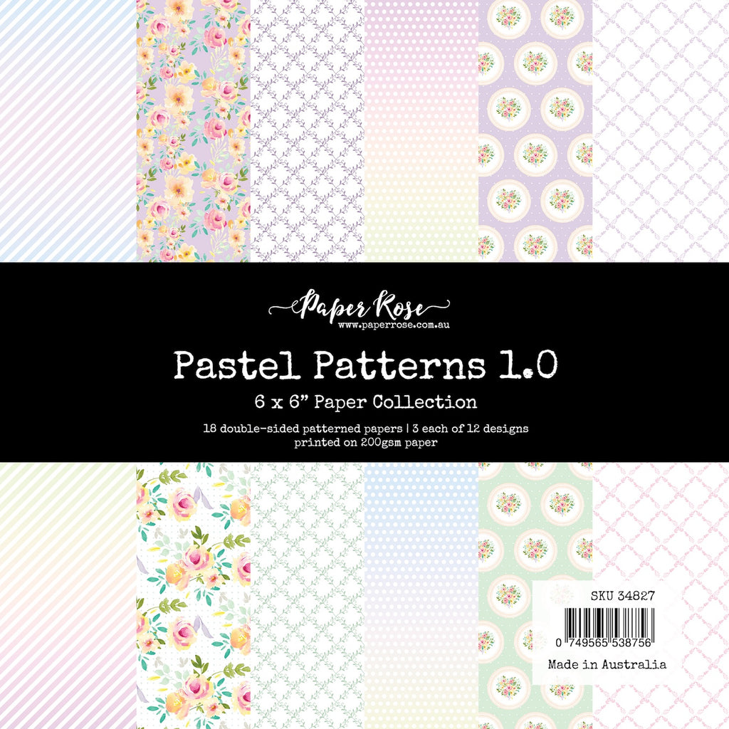 Paper Rose Pastel Patterns 1.0 6x6 Paper 34827