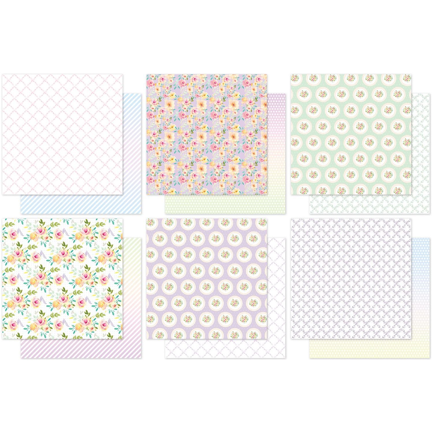 Paper Rose Pastel Patterns 1.0 6x6 Paper 34827 sheets