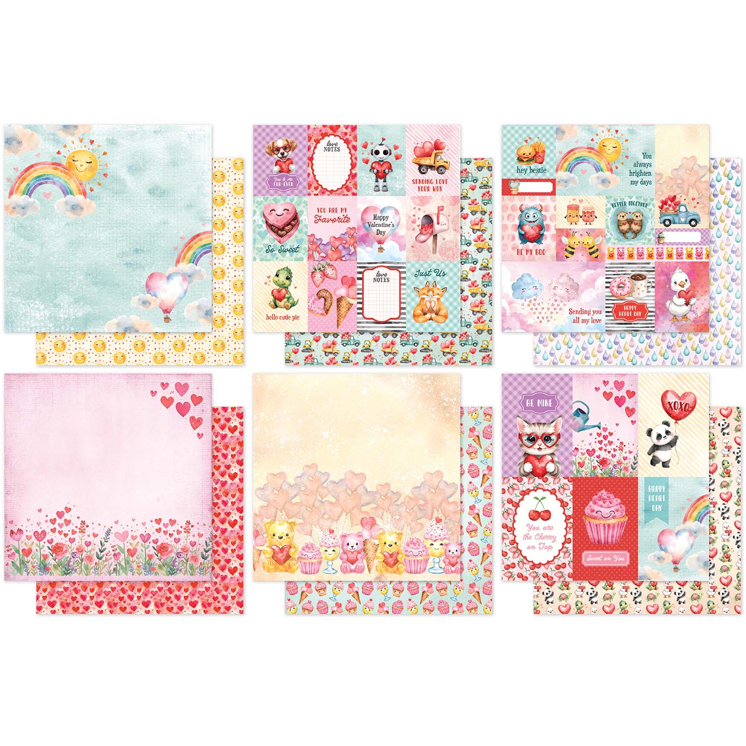 Paper Rose Perfect Pairs 6x6 Paper Pack 35776 sheets
