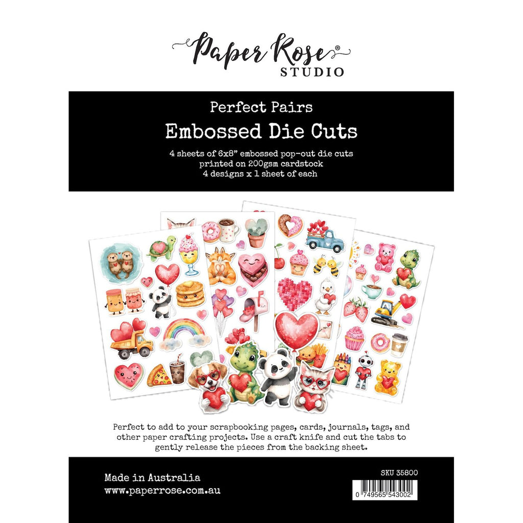 Paper Rose Perfect Pairs Embossed Die Cuts 35800