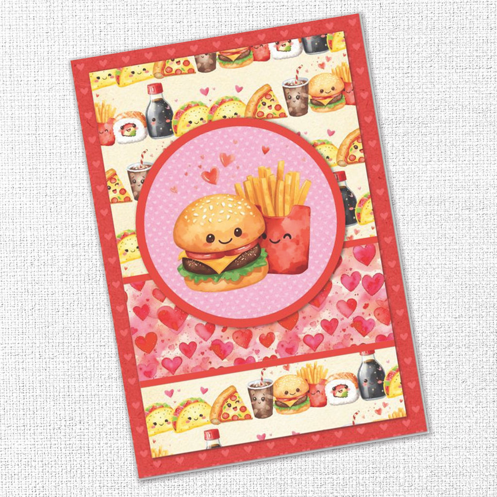 Paper Rose Perfect Pairs Embossed Die Cuts 35800 fries