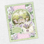 Paper Rose Petals and Pansies 12x12 Paper Collection 36370 envelope