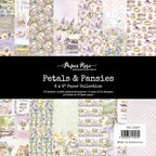 Paper Rose Petals and Pansies 6x6 Paper 36367