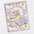 Paper Rose Petals and Pansies 6x6 Paper 36367 birthday wishes
