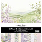 Paper Rose Petals and Pansies Basics 12x12 Paper 36403