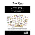 Paper Rose Petals and Pansies Embossed Die Cuts 36391