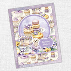 Paper Rose Petals and Pansies Embossed Die Cuts 36391 cupcake