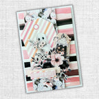 Paper Rose Pink Halloween 12x12 Paper 32796 spooky wishes