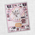 Paper Rose Pink Halloween Die Cuts and Sentiments 32868 too cute too spook