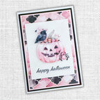 Paper Rose Pink Halloween Embossed Die Cuts 32790 happy halloween