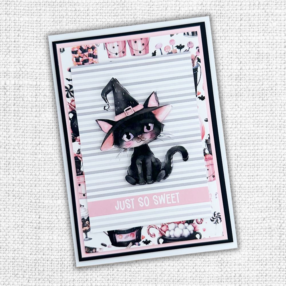 Paper Rose Pink Halloween Embossed Die Cuts 32790 just so sweet