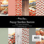 Paper Rose Poppy Garden Basics 6x6 Paper 34641