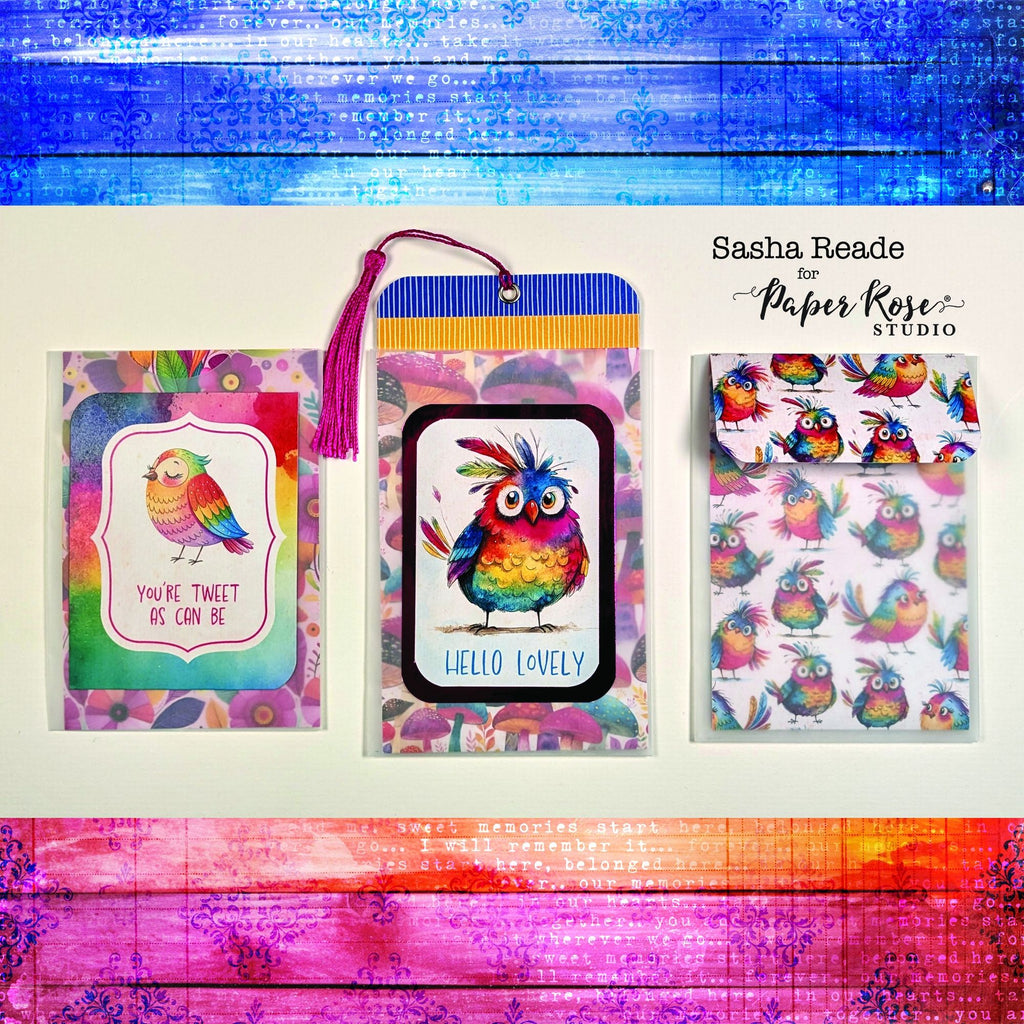 Paper Rose Rainbow Village Basics 12x12 Paper Pack 35322 lovely