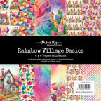 Paper Rose Rainbow Village Basics 6x6 Paper Pack 35319