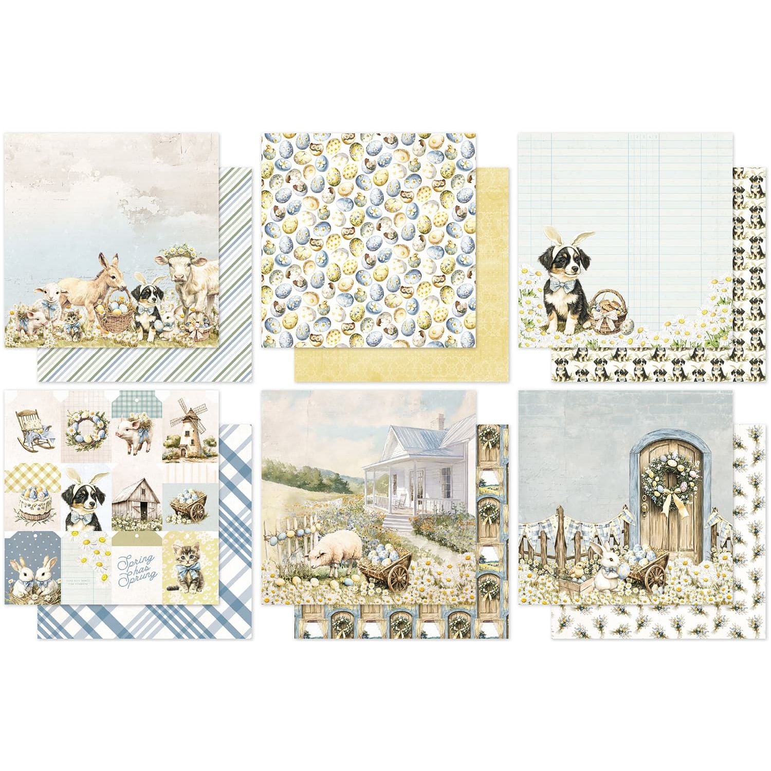 Paper Rose Rustic Easter 6x6 Paper 34185 sheets