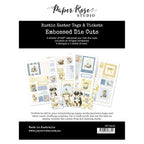 Paper Rose Rustic Easter Tags and Tickets Embossed Die Cuts 34218