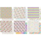 Paper Rose School Days Basics 6x6 Paper 36502 cardstock