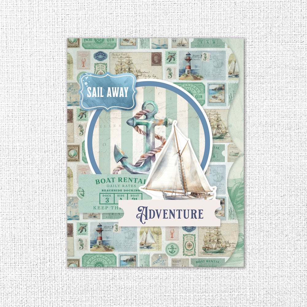Paper Rose Seaside Memories 12x12 Paper 33750 adventure