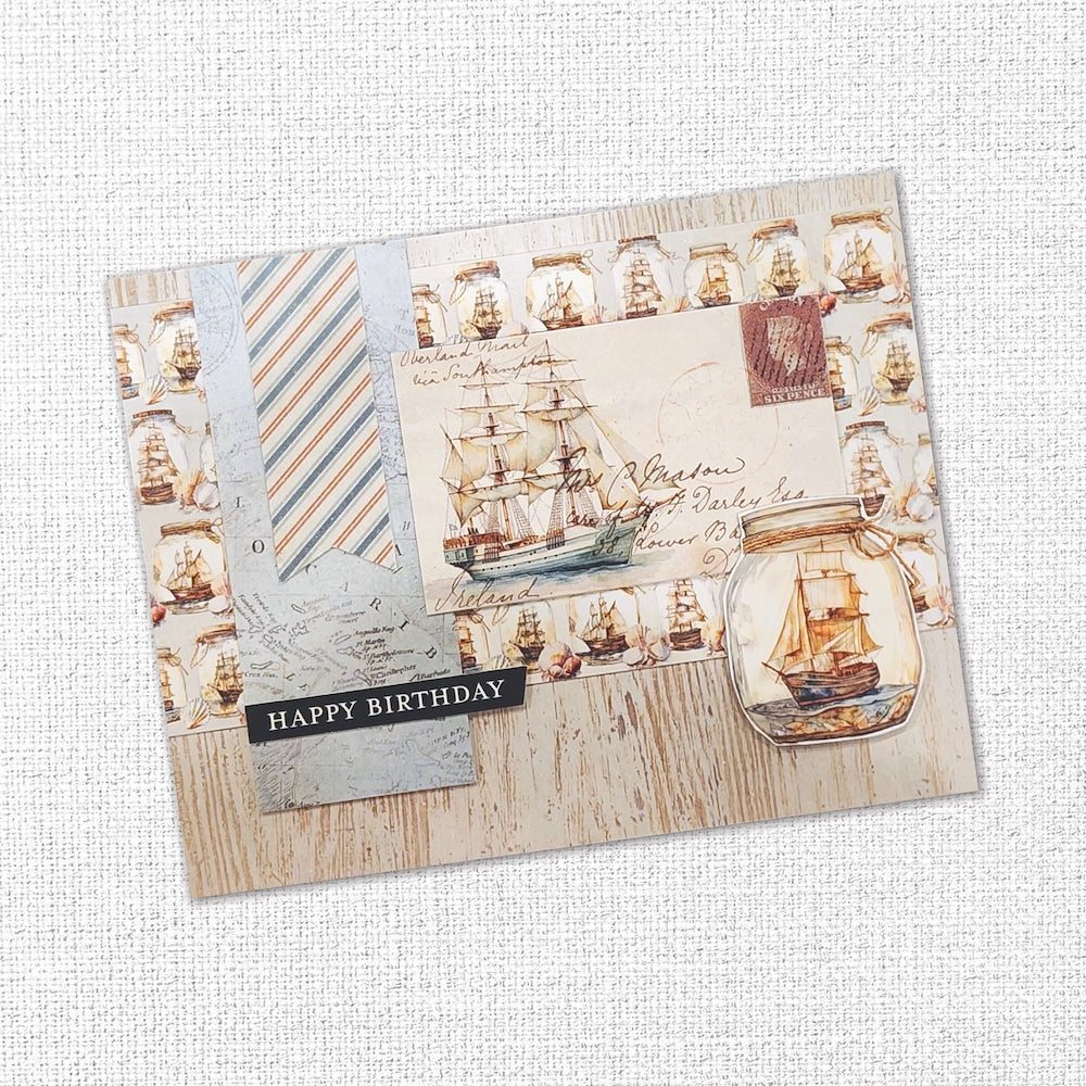 Paper Rose Seaside Memories 12x12 Paper 33750 birthday