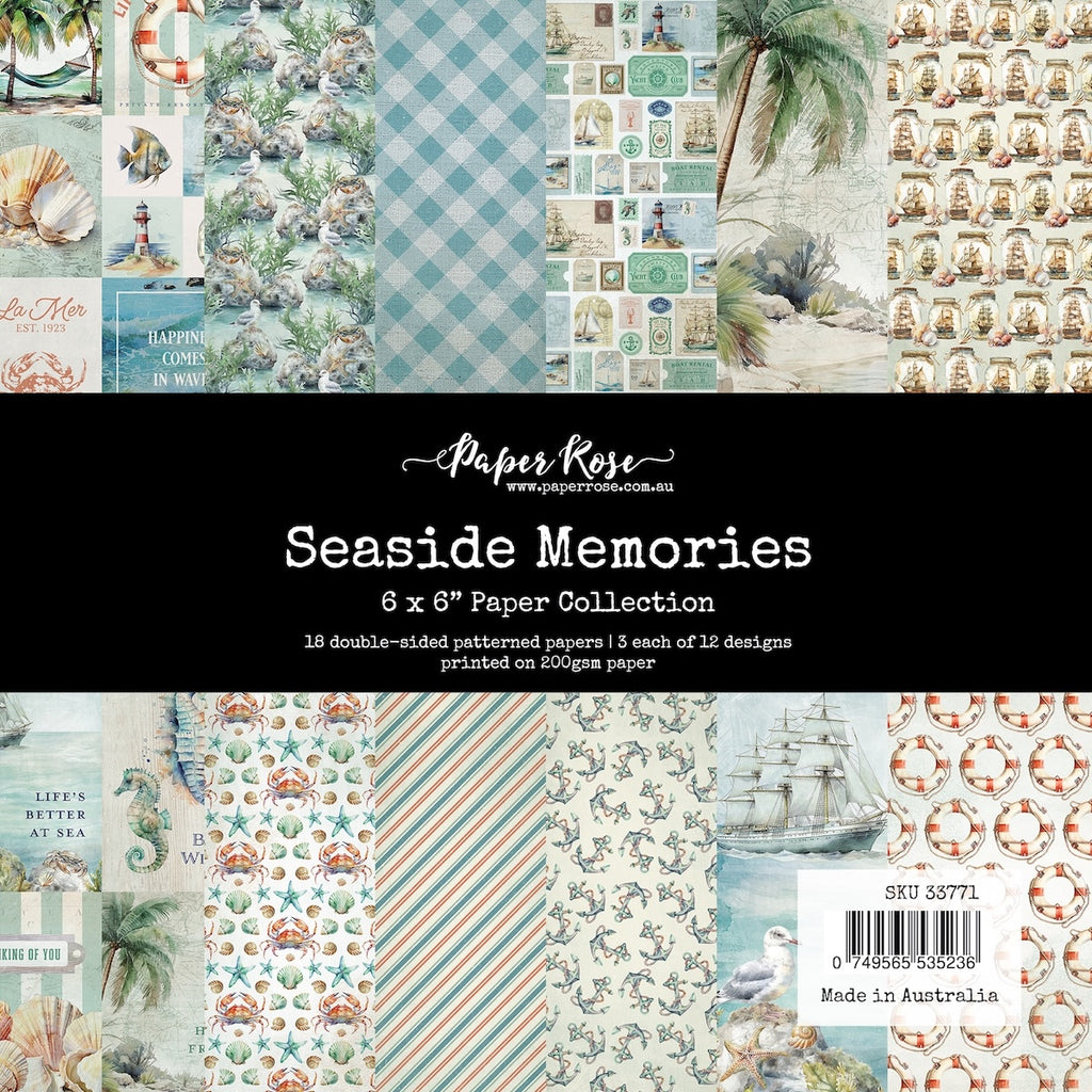 Paper Rose Seaside Memories 6x6 Paper 33771