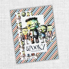 Paper Rose Spooky Halloween 12x12 Paper 32733 frankenstein
