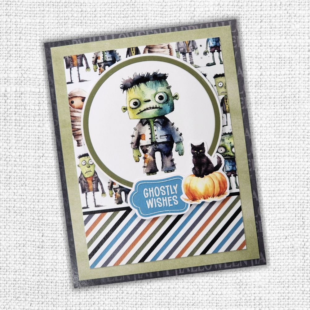 Paper Rose Spooky Halloween Die Cuts and Sentiments 32874 ghostly wishes
