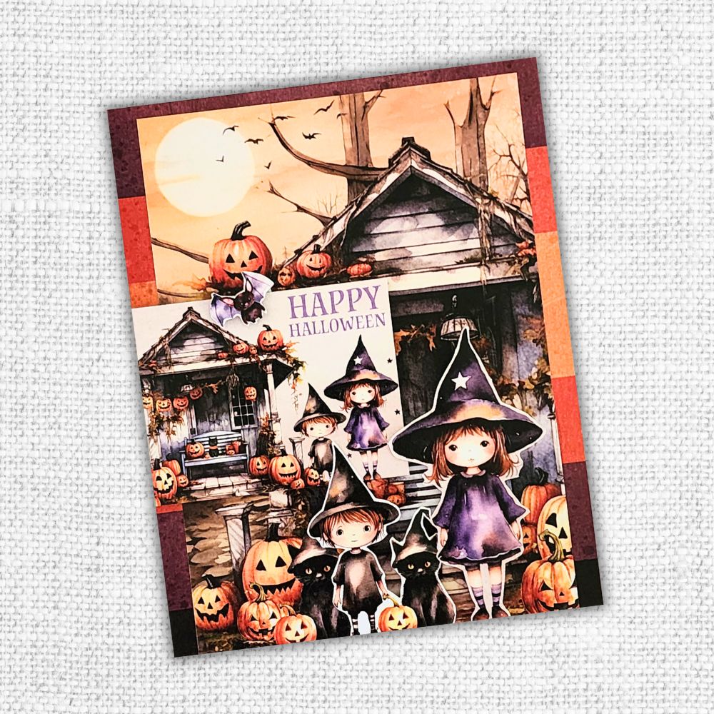 Paper Rose Spooky Halloween Embossed Die Cuts 32757 witches