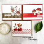 Paper Rose Strawberry Friends 6x6 Paper 34857 mushrooms