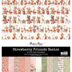 Paper Rose Strawberry Friends Basics 12x12 Paper 34884