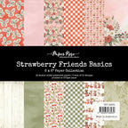 Paper Rose Strawberry Friends Basics 6x6 Paper 34881