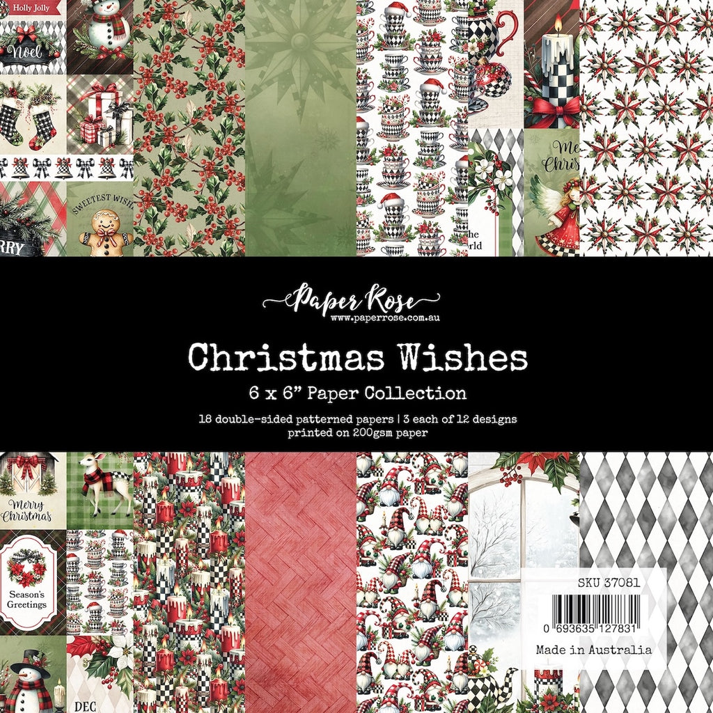 Paper Rose Studio Christmas Wishes 6x6 Paper 37081