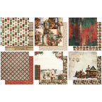 Paper Rose Studio Christmas at Holly House Basics 12x12 Paper 37645 sheets
