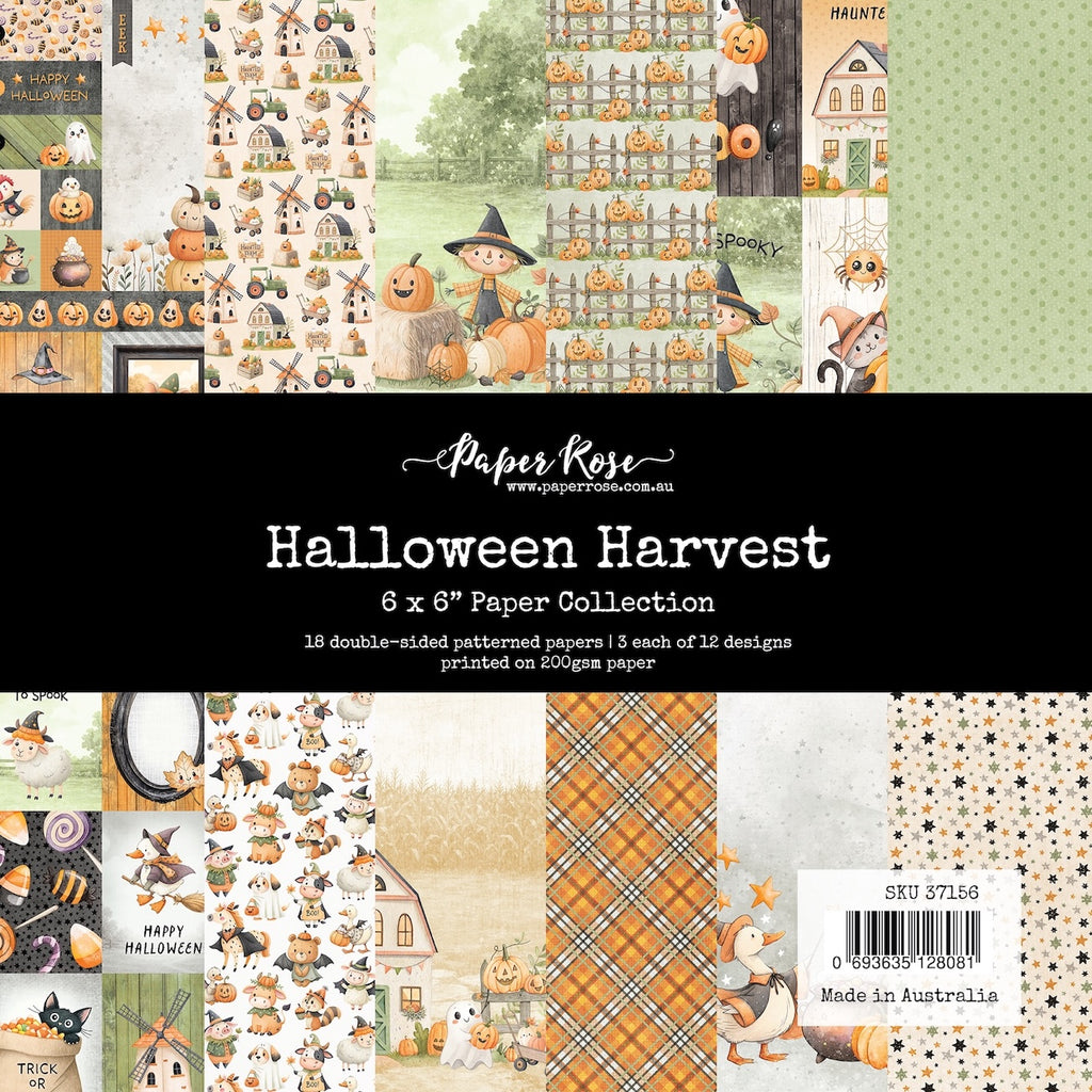 Paper Rose Studio Halloween Harvest 6x6 Paper 37156