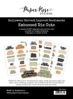 Paper Rose Studio Halloween Harvest Layered Sentiments 37225