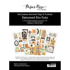 Paper Rose Studio Halloween Harvest Tags and Tickets Embossed Die Cuts 37213