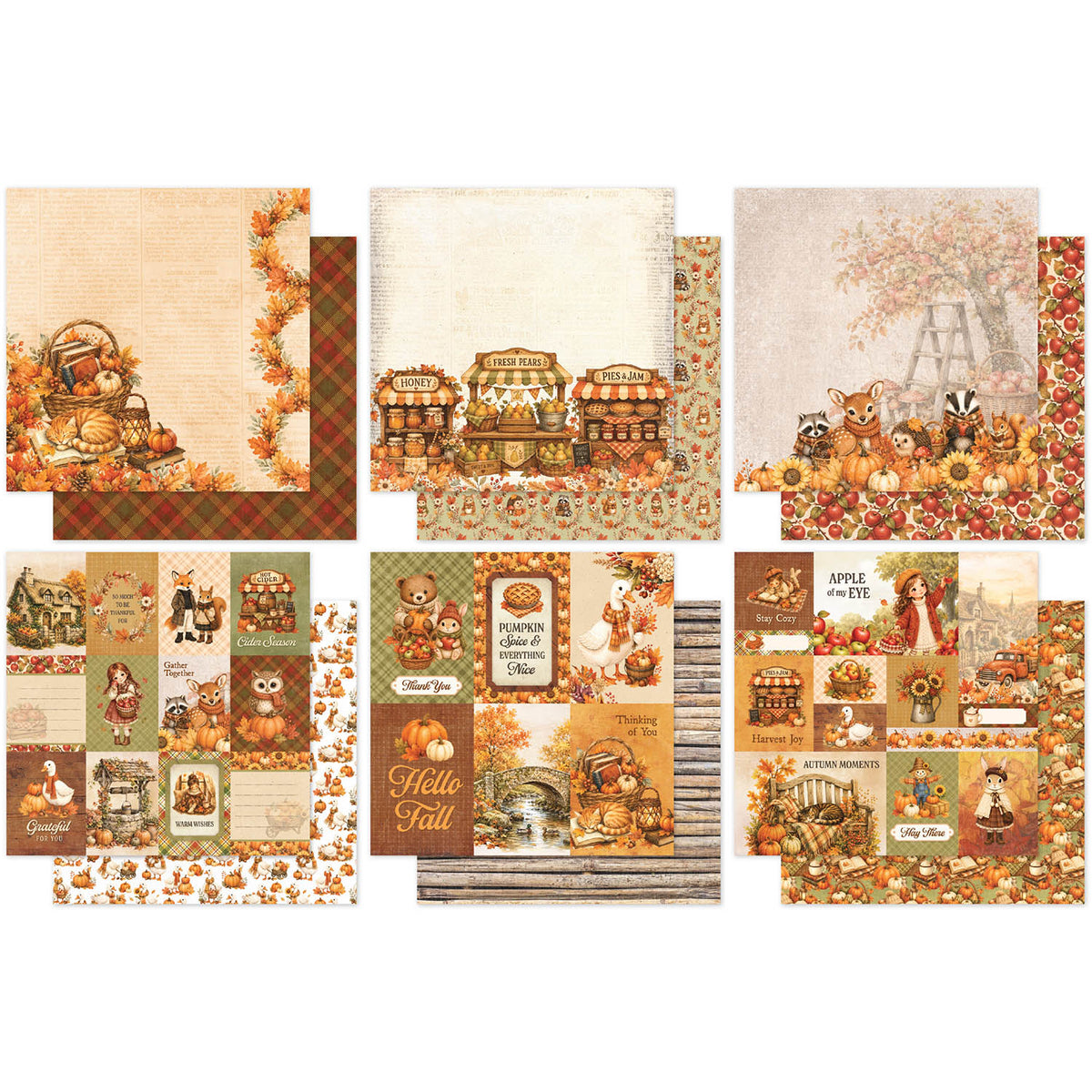 Paper Rose Studio Maplewood Cottage 6x6 Paper 37300 sheets